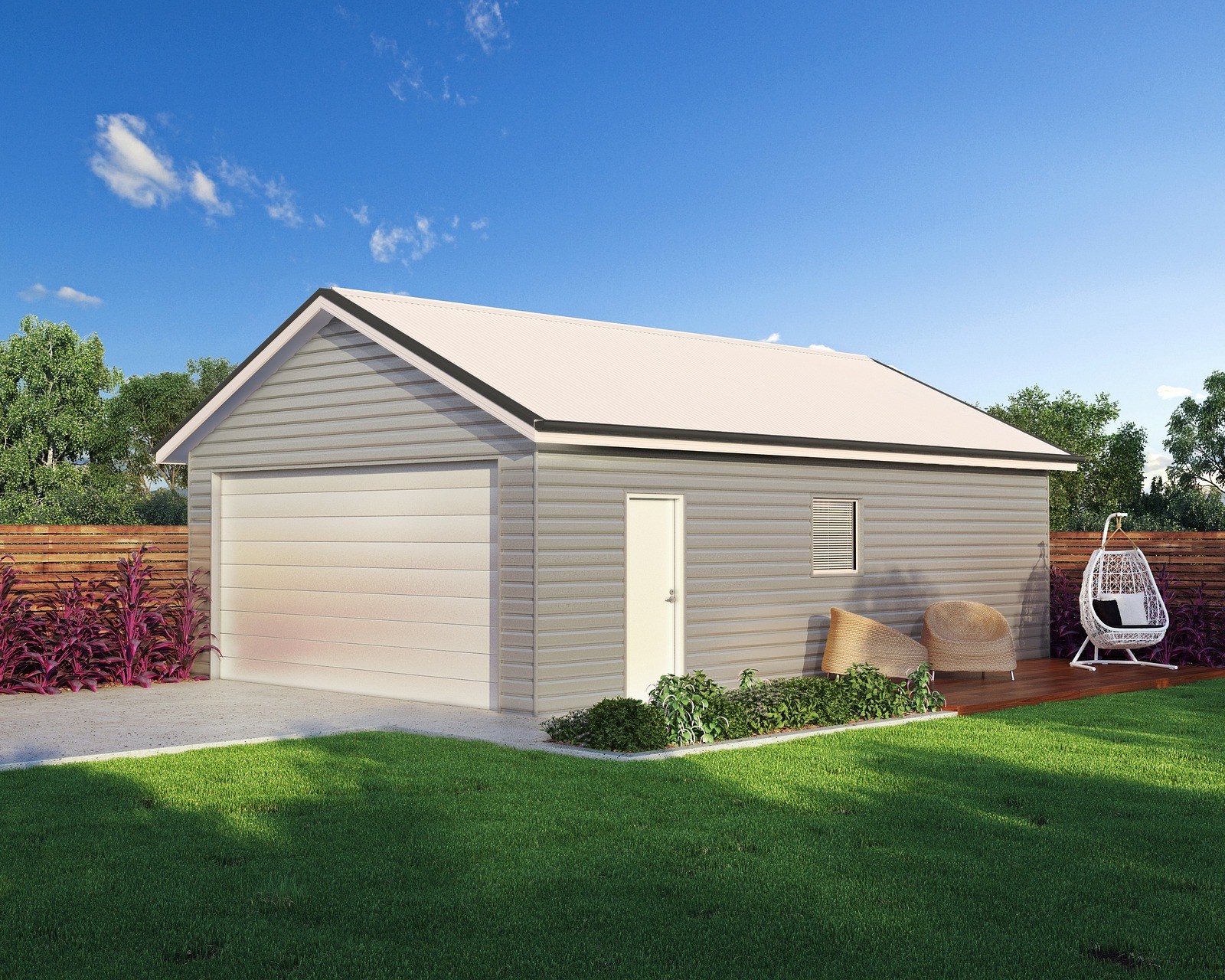 Finished shed